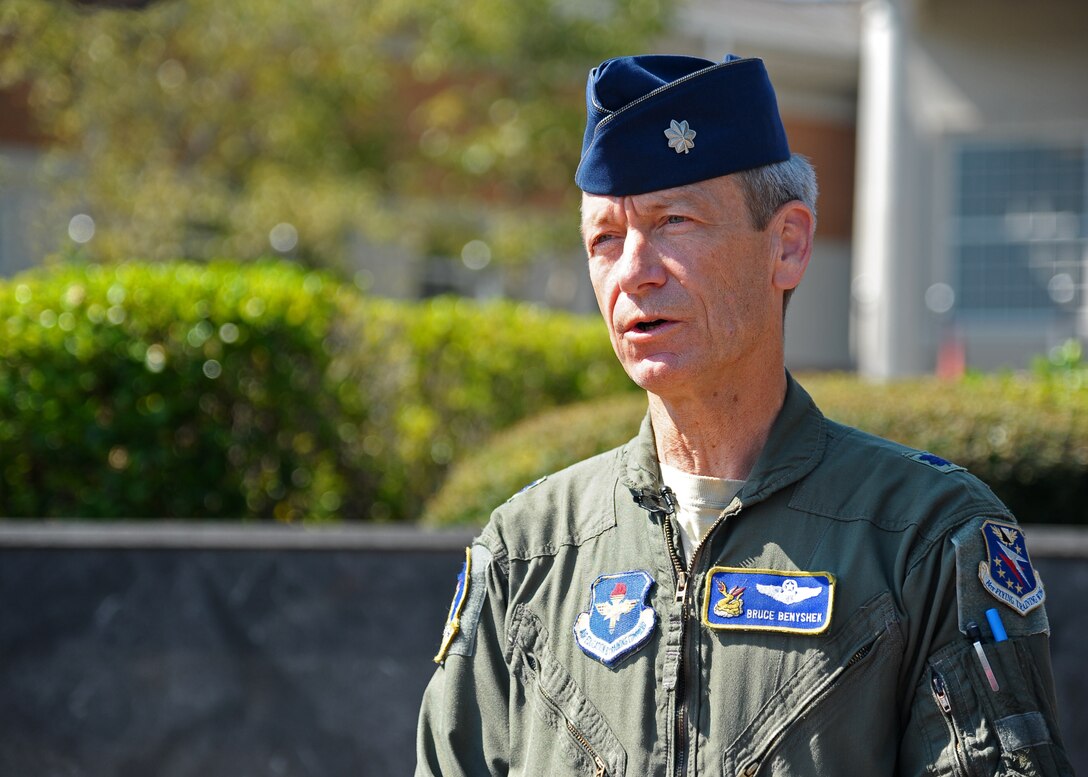 Lt. Col. Bruce Benyshek, 50th Flying Training Squadron, recalls his experiences on that fateful day in September, 12 years ago. On Sept. 11, flying a 747 flight from Tokyo to San Francisco, Benyshek and his fellow Air Force-trained co-captain received the news of the attacks and took defensive measures to protect the aircraft after realizing the nation was under attack. His plane was redirected to Vancouver and the passengers were taken off the plane, five at a time, and frisked as they disembarked. “I knew America was changed forever,” said Benyshek of the situation, a grim prediction that became altogether too true. (U.S. Air Force Photo/Airman 1st Class Charles Dickens)