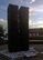 A memorial outside the Bob Hope Community Center on RAF Mildenhall, England, serves as a reminder of those who were lost on 9/11. Almost 3,000 people died during the attacks. This photo of the memorial at dusk is a reminder of the 12th anniversary of the attacks. (U.S. Air Force photo by Airman 1st Class Dillon Johnston/Released)