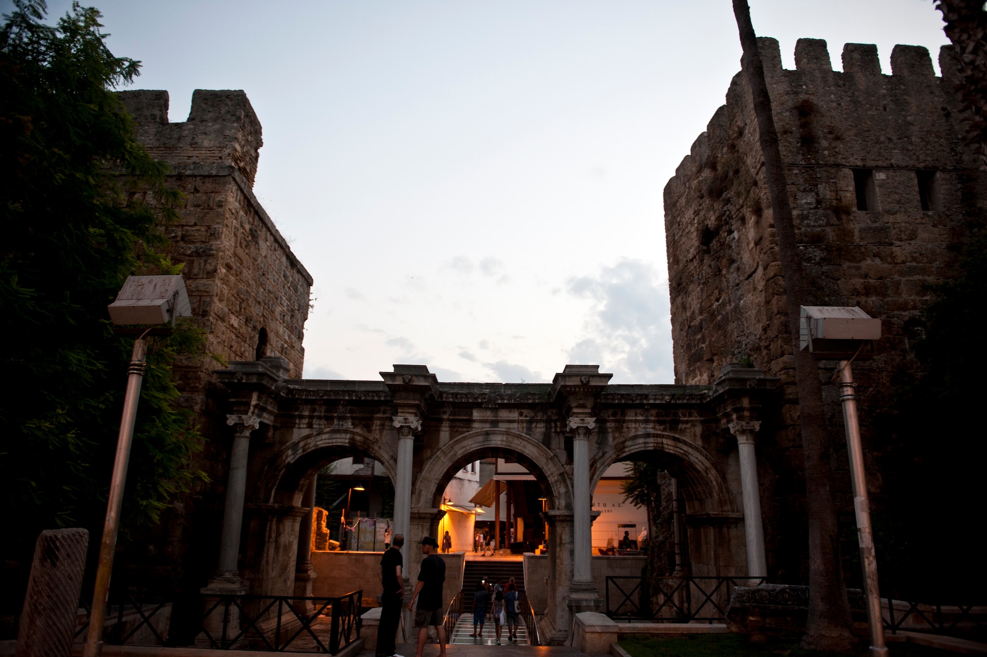 Hadrian’s Gate is part of the ancient city and resides downtown Sept. 3, 2013, in Antalya, Turkey. Legend states the Queen of Sheba passed through on her way to see King Solomon. (U.S. Air Force photo by Senior Airman Daniel Phelps/Released)