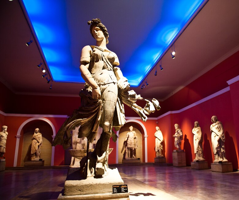 “The Dancing Woman” is one of the Antalya Museum’s main attractions Sept. 3, 2013, in Antalya, Turkey. The Antalya Museum is regarded as one of Turkey’s most important museums containing artifacts dating back to prehistoric times. (U.S. Air Force photo by Senior Airman Daniel Phelps/Released)