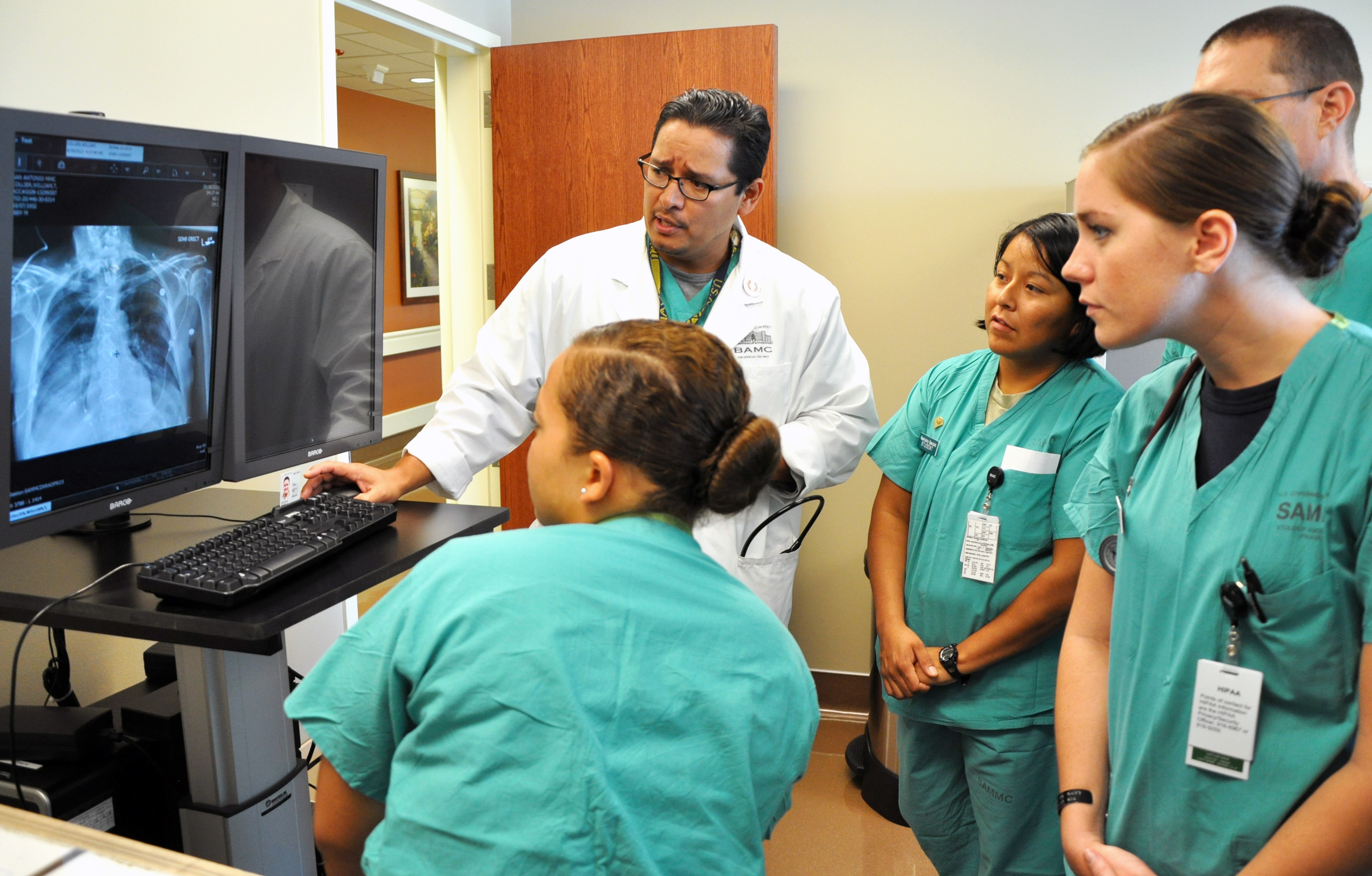 Interservice Respiratory Therapy Program Students at SAMMC