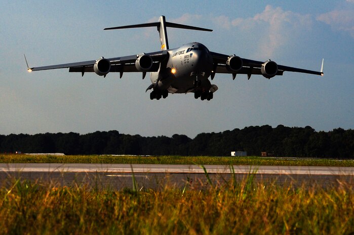Joint Base Charleston received the last U.S. Air Force C-17 Globemaster III, P-223, during a delivery ceremony Sept. 12, 2013, on the flight line at Joint Base Charleston - Air Base, S.C. This historical event comes more than 20 years after the 437th Airlift Wing and the 315th Airlift Wing took delivery of the very first C-17 to enter the Air Force inventory June 14, 1993 and marks the successful completion of C-17 production for the U.S. Air Force. (U.S. Air Force photo/ Airman 1st Class Chacarra Neal)