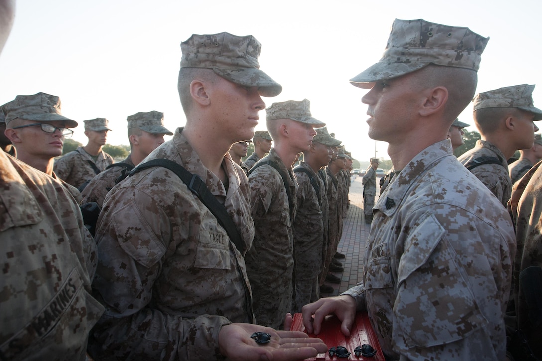 Photo Gallery: Parris Island recruits finish Crucible, earn Marine title