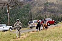 2nd General Support Aviation Battalion, 4th Combat Aviation Brigade, 4th Infantry Division, soldiers evacuate people from homes between Boulder, Colo. and Lyons, Colo., as part of search and rescue operations, Sept. 14, 2013. 4th CAB was able to assist state and local emergency response efforts under the Immediate Response Authority.