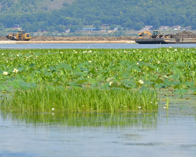 LANSING, Iowa -- The U.S. Army Corps of Engineers, St. Paul District and its federal, state and local partners are in the process of building islands within the Mississippi River near Lansing, Iowa. 

The program is a part of the Upper Mississippi River Restoration Program, also known as the Environmental Management Program. Created in 1986, the program has restored more than 50,000 acres of habitat within the St. Paul District.