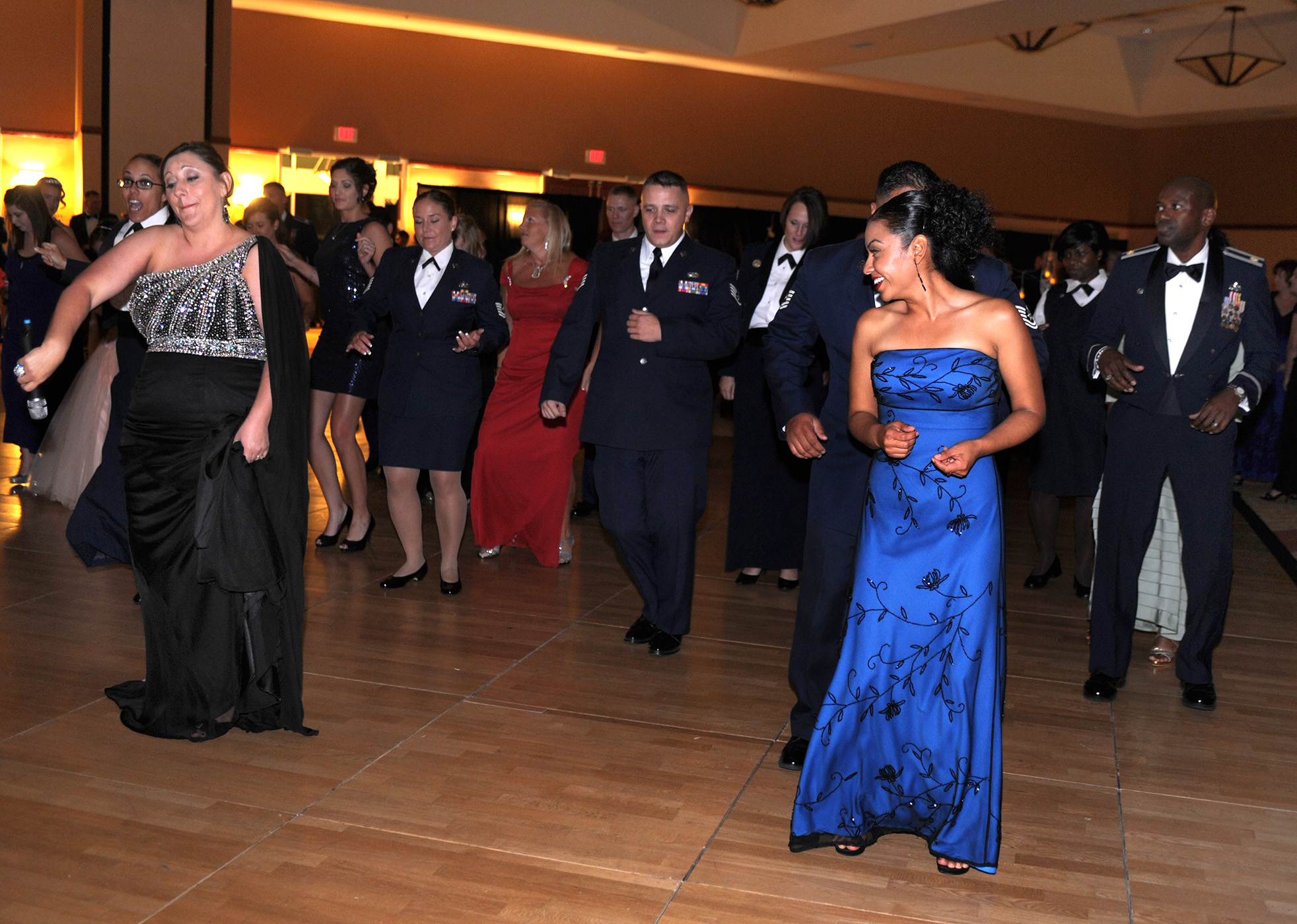 air force ball gowns
