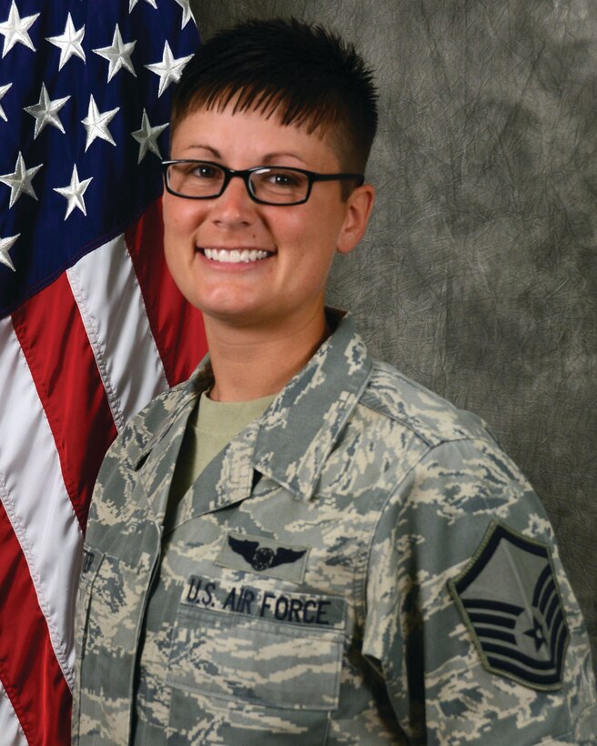 WRIGHT-PATTERSON AIR FORCE BASE, Ohio - Master Sgt. Amanda Hostetter, 445th Aeromedical Evacuation Squadron technician, is the 445th Airlift Wing NCO of the Quarter, third quarter. (U.S. Air Force photo/Tech. Sgt, Anthony Springer)
