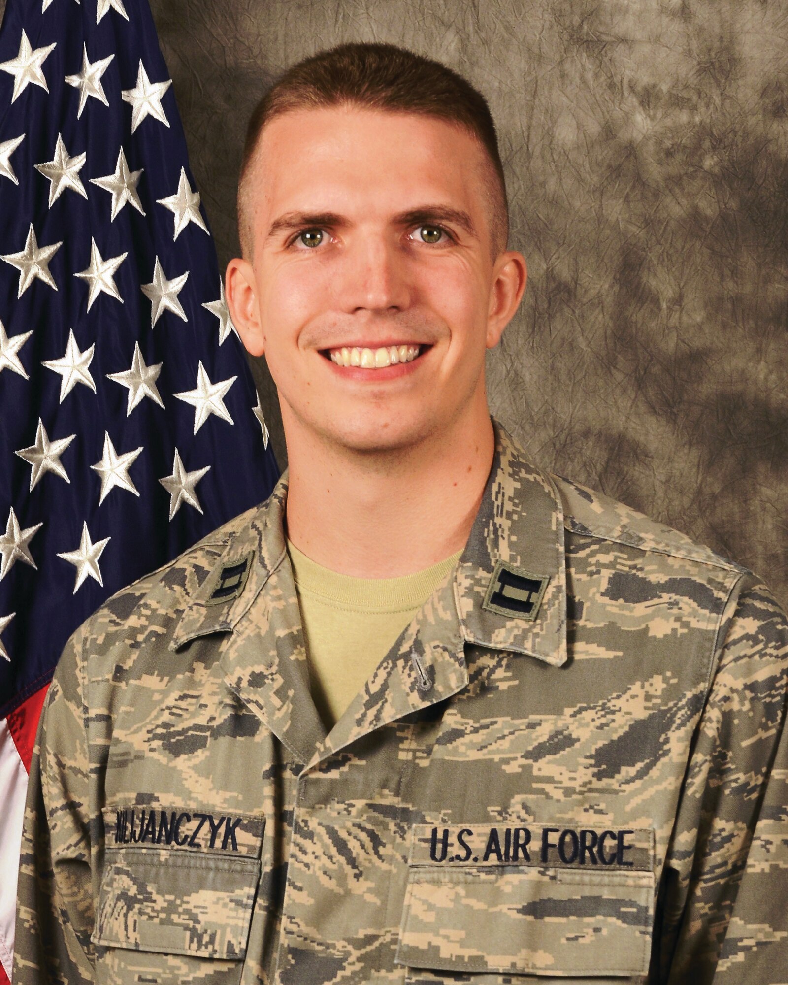 WRIGHT-PATTERSON AIR FORCE BASE, Ohio - Capt. Stephen Kilijanczyk, 445th Aerospace Medicine Squadron officer-in-charge of immunizations, is the 445th Airlift Wing Company Grade Officer of the Quarter, third quarter. (U.S. Air Force photo/Tech. Sgt, Anthony Springer)