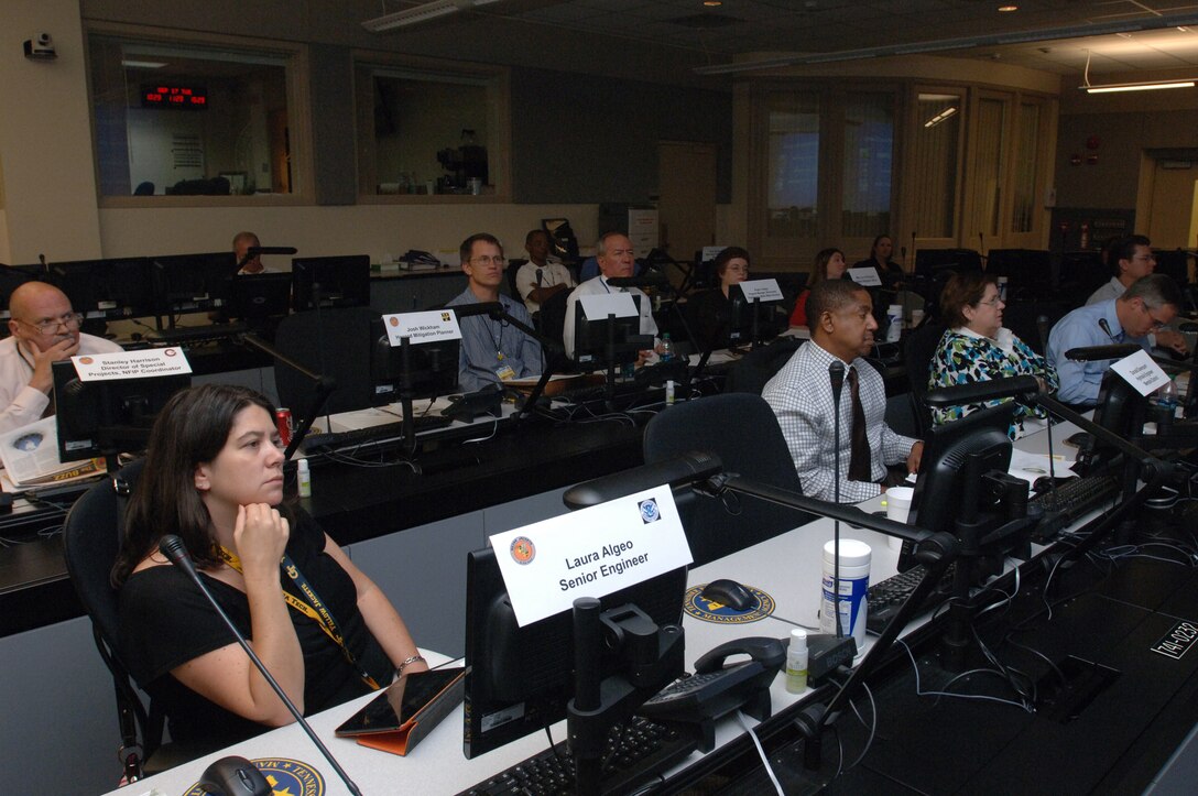 Representatives from Tennessee and federal agencies participate in the Silver Jackets Kick-Off at the Tennessee Emergency Management Agency in Nashville, Tenn., Sept. 17, 2013.