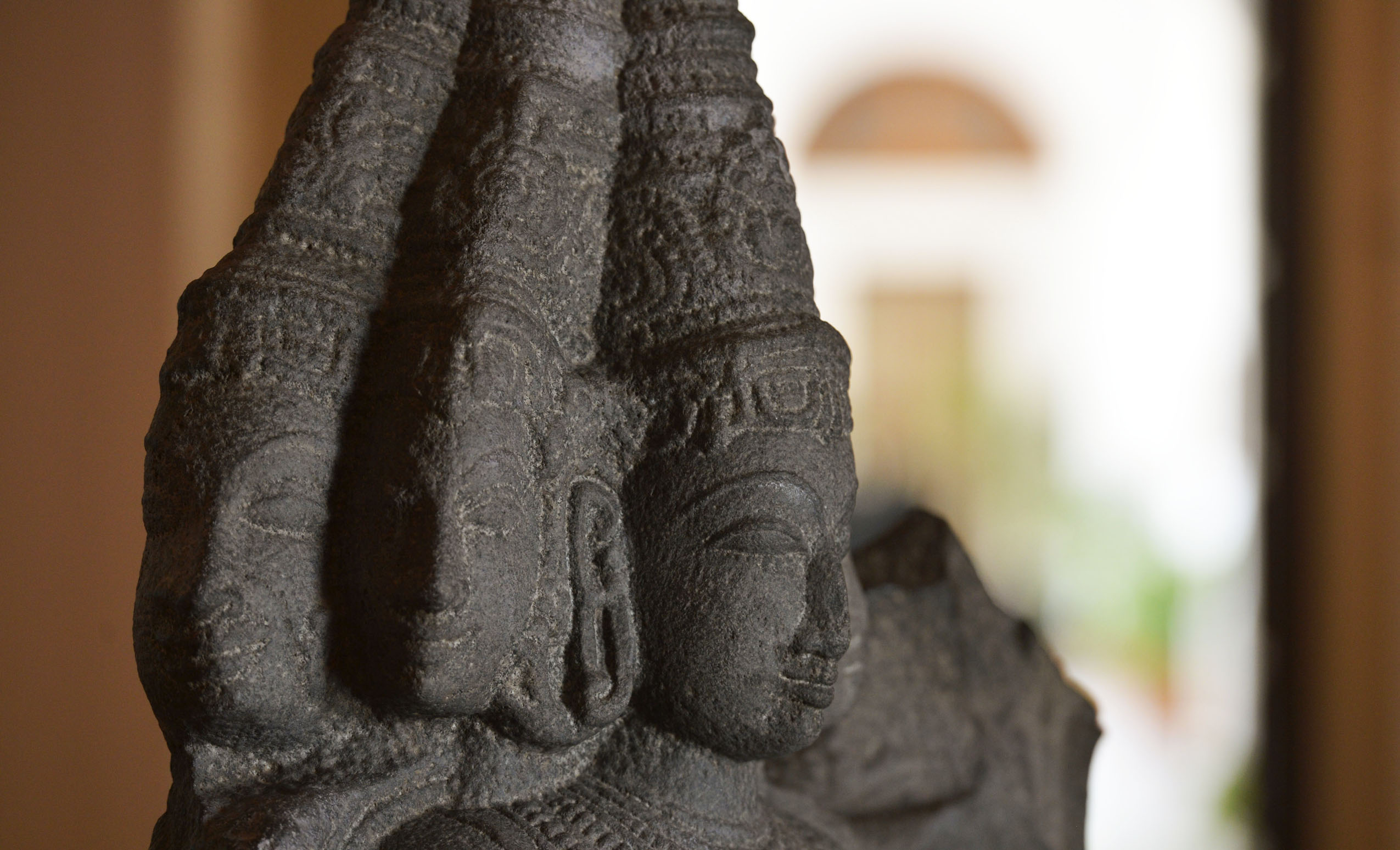 An Ancient Statue Of Karttikeya The Hindu God Of War And Victory Stands In The Lobby Ganesh (also written ganesha, ganesa or ganes) is a beloved personality in indian culture. https www defense gov observe photo gallery igphoto 2001121267