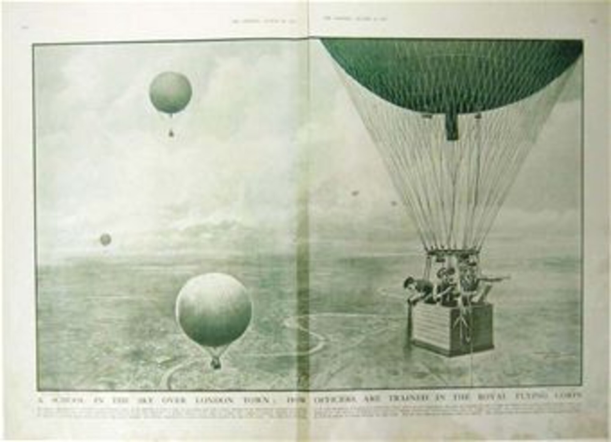 In 1861, John La Mountain, a freelance civilian rose to 1,400 feet in a hot air balloon and informed Major General Benjamin Butler that Confederate strength around Hampton, VA was weaker than originally thought. This was the first recorded successful balloon reconnaissance mission for the Army. (Historical photo)