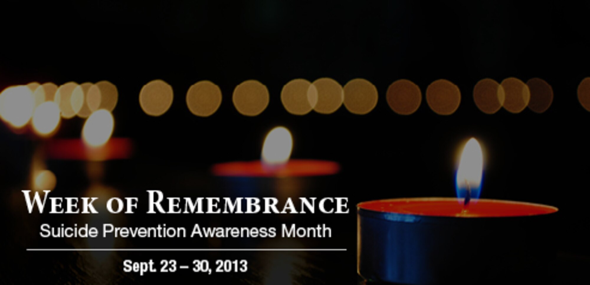The Defense Centers of Excellence for Psychological Health and Traumatic Brain Injury will host “Week of Remembrance,” a virtual event on Facebook, Sept. 23 - 30, to remember service members and veterans who lost the battle to suicide.  DCoE encourages survivors who lost someone to suicide to post photos, memories and artwork of their loved ones online. (Courtesy Photo)
