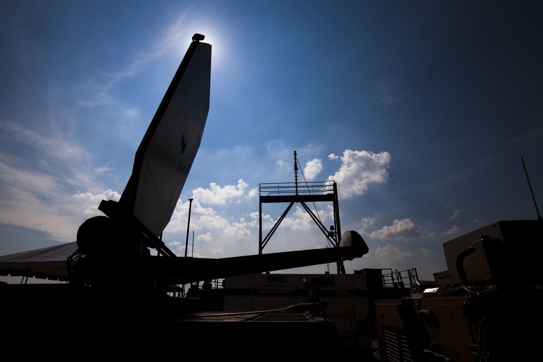 The Joint Non-Lethal Weapons Directorate, from Marine Corps Base Quantico, Va., demonstrates the maritime security application of the Active Denial System at Joint Base Langley-Eustis, Va., Sept. 12, 2013. The ADS deters targets with an aggressive energy wavelength at short range and distances exceeding 1,000 meters. (U.S. Marine Corps photo by Sgt. Justin M. Boling)