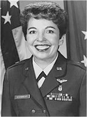 TRAVIS AIR FORCE BASE, Calif. -- In 1985, Carmelita Vigil-Schimmenti became the first Hispanic female to attain the rank of Brigadier General in the Air Force and was the first female general from New Mexico. (courtesy photo)