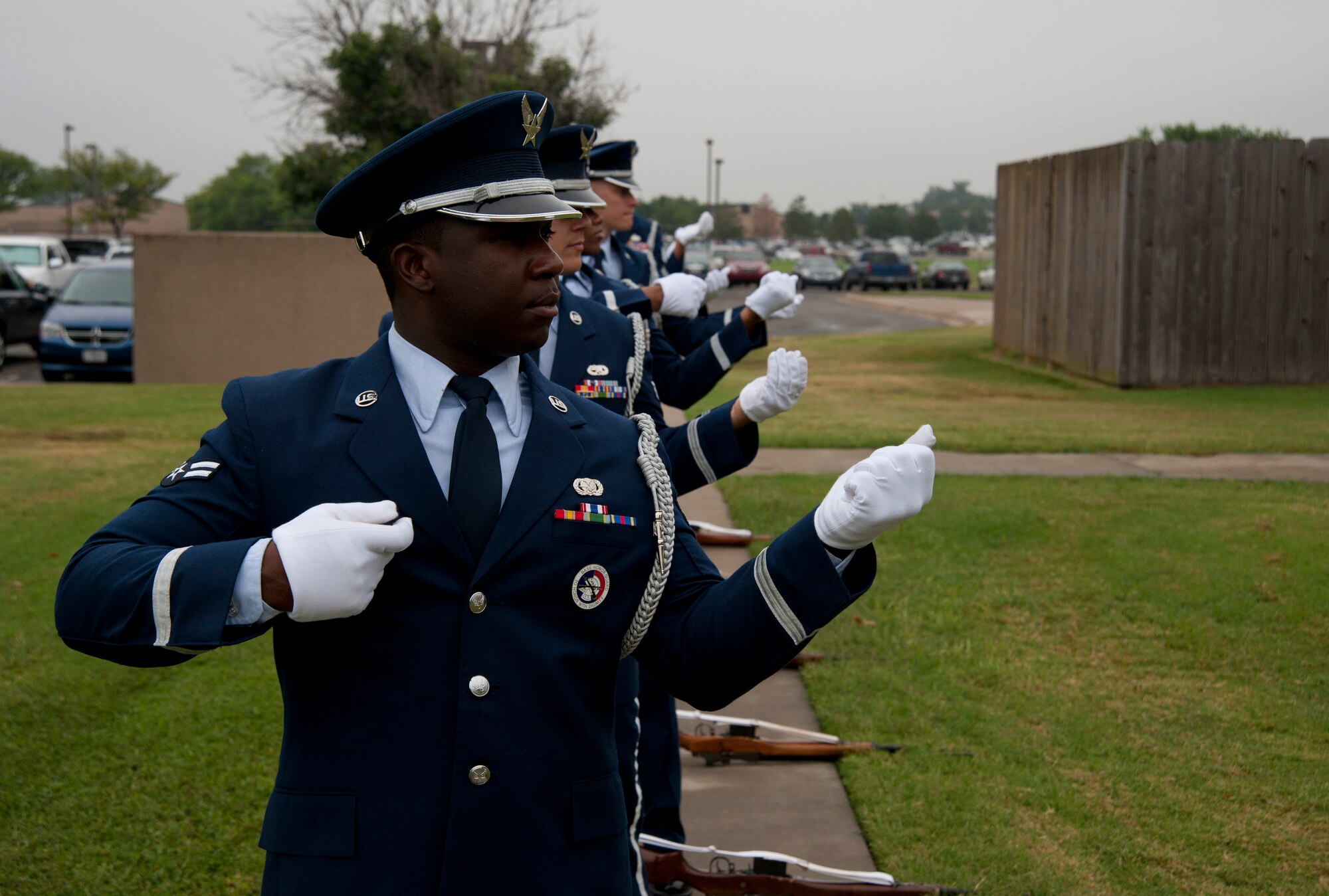 Base honor guard shows respects > McConnell Air Force Base > News