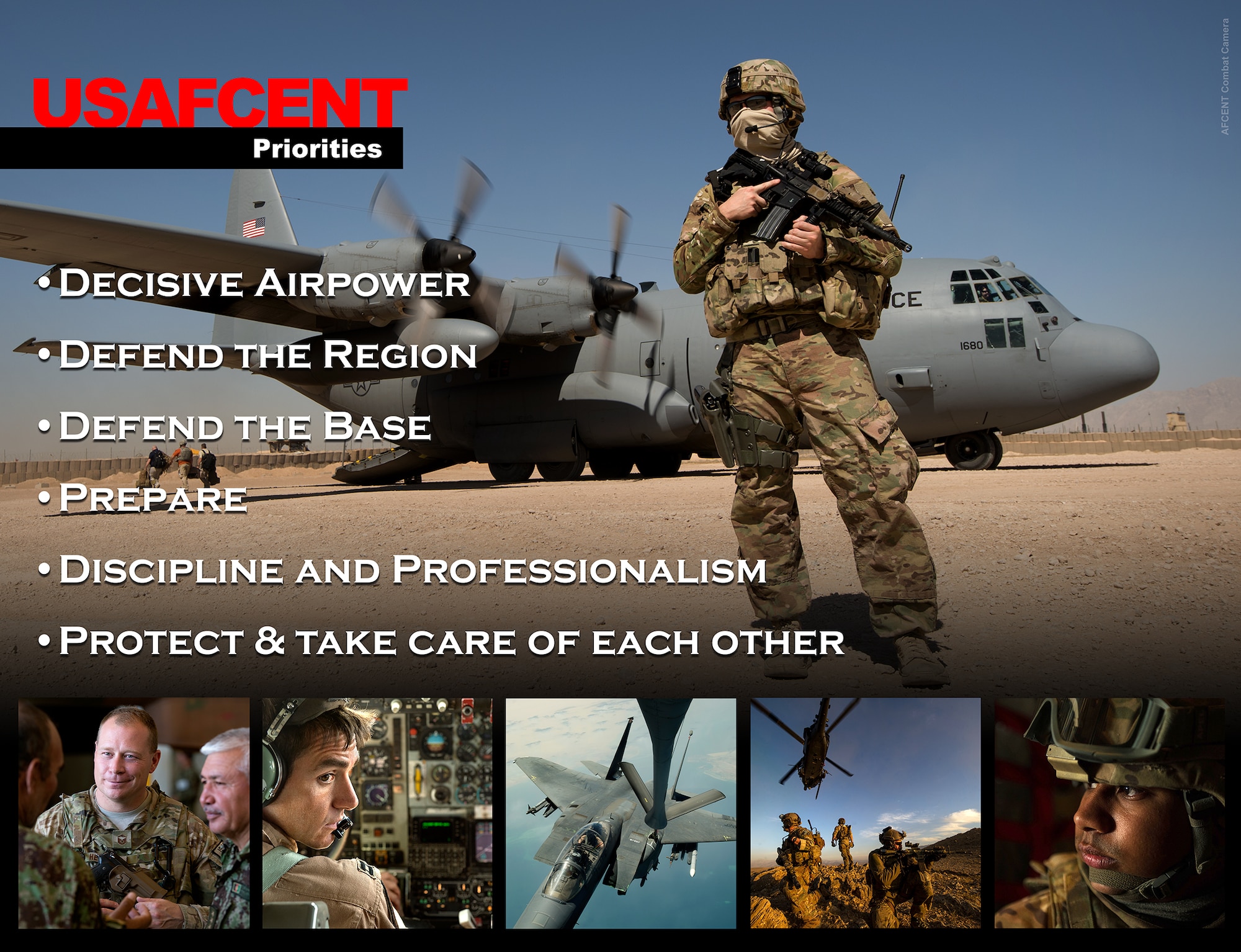 CFACC priorities (U.S. Air Force illustration by Master Sgt. Ben Bloker)