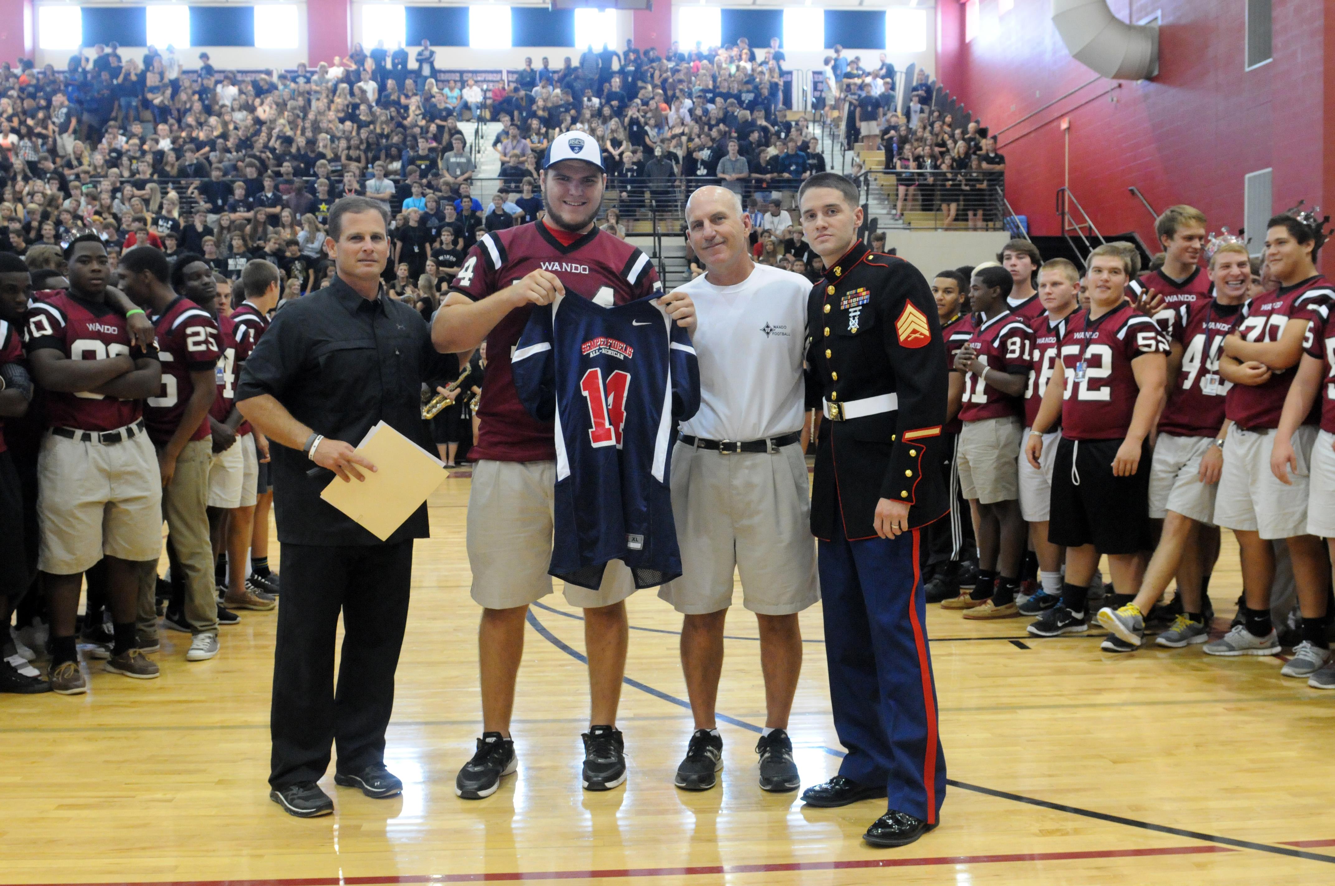 Semper Fi All American Bowl Jersey Presentation