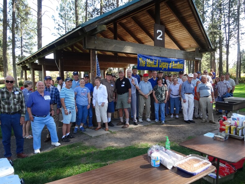 Members of the 92nd, past and present, attend a reunion at the Waterfront Park at Medical Lake, Wash., Sept. 8, 2013. Veterans who served in every conflict since World War II were in attendance. (Courtesy photo)