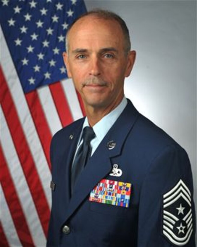 Command Chief Master Sgt. Pete B. Stone, USAF Expeditionary Center 