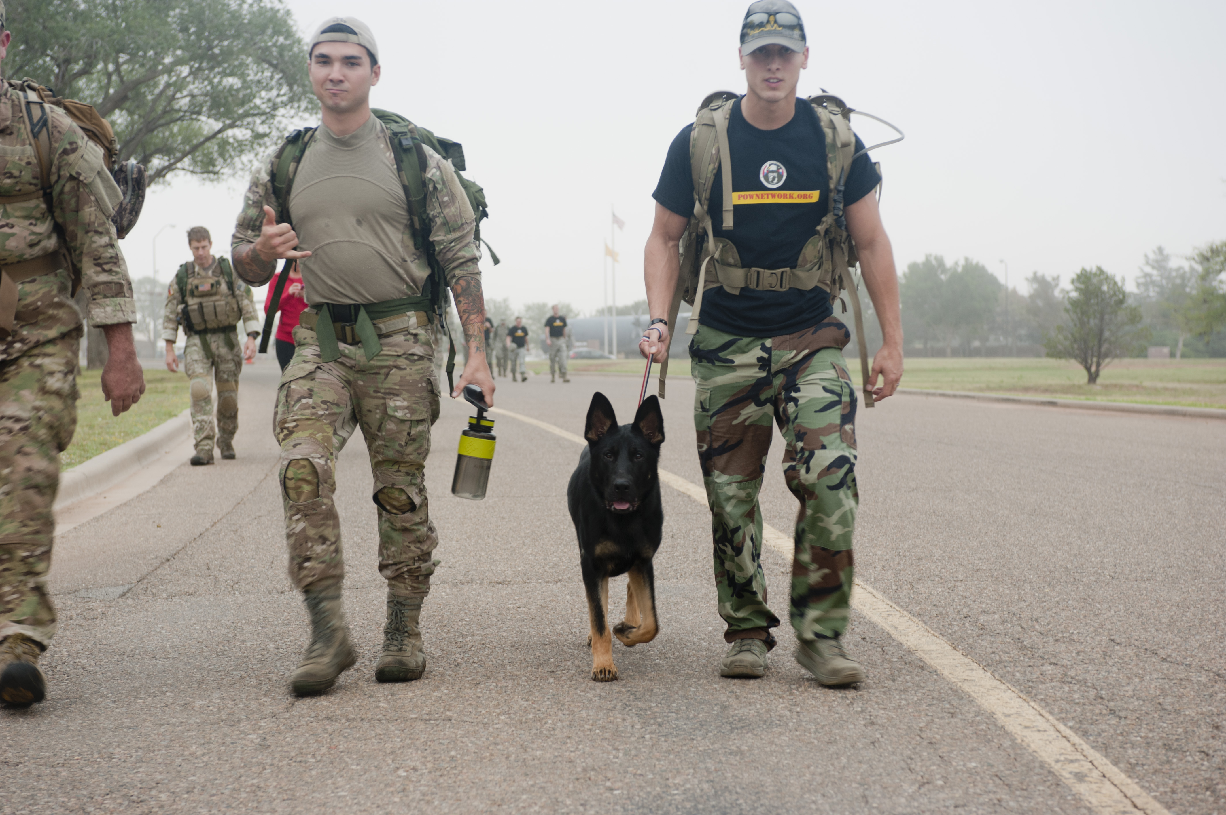 Ruck march kicks off POW/MIA week