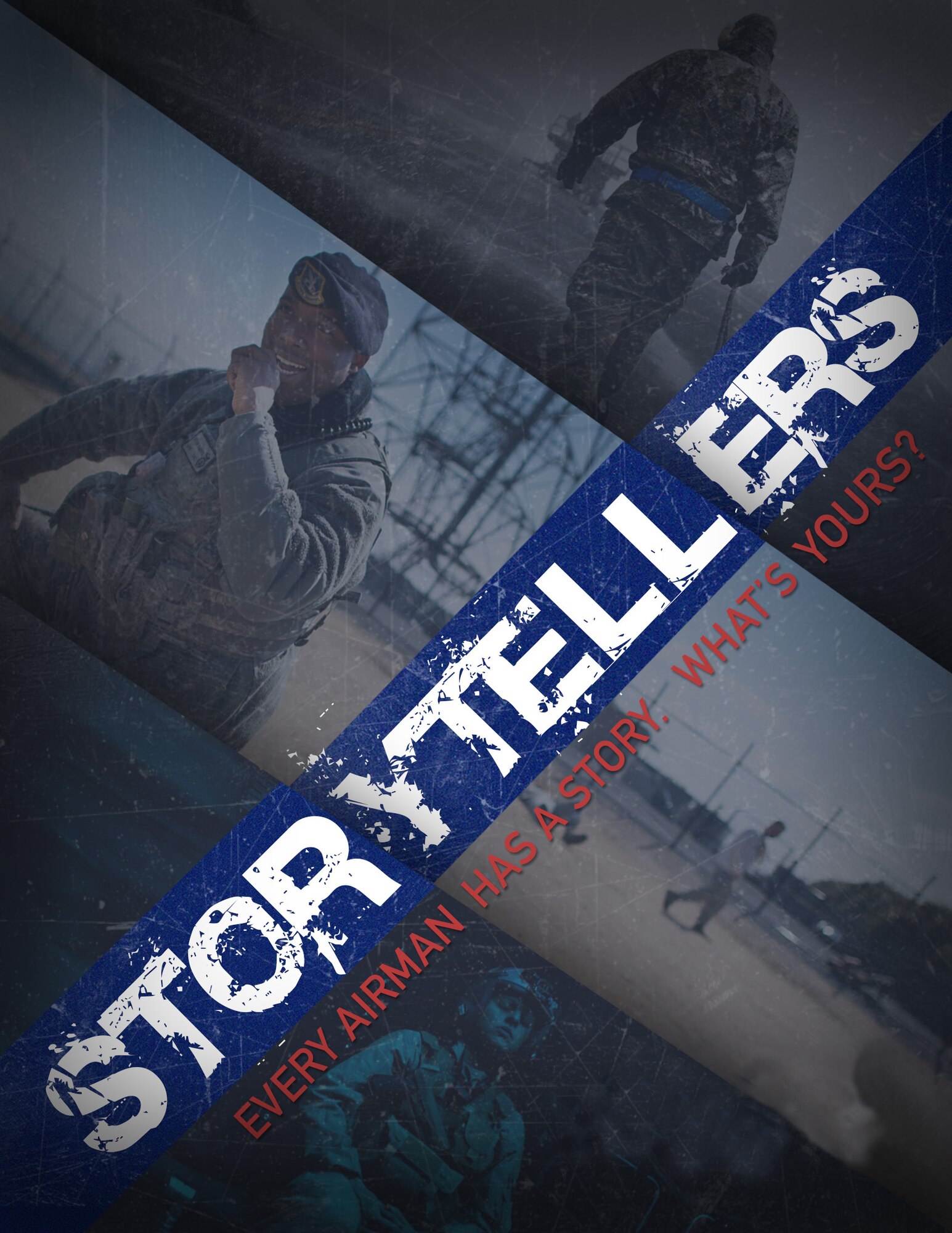 The “Storytellers” resiliency forum is an Air Force program that began at Incirlik Air Base, Turkey in 2012 to create community connections and open dialogue among Airmen.  The Storytellers forum has spread quickly throughout the Air Force with events occurring at numerous stateside bases this year.  Eglin Air Force Base hosted its first forum Sept. 18.  (Courtesy graphic)