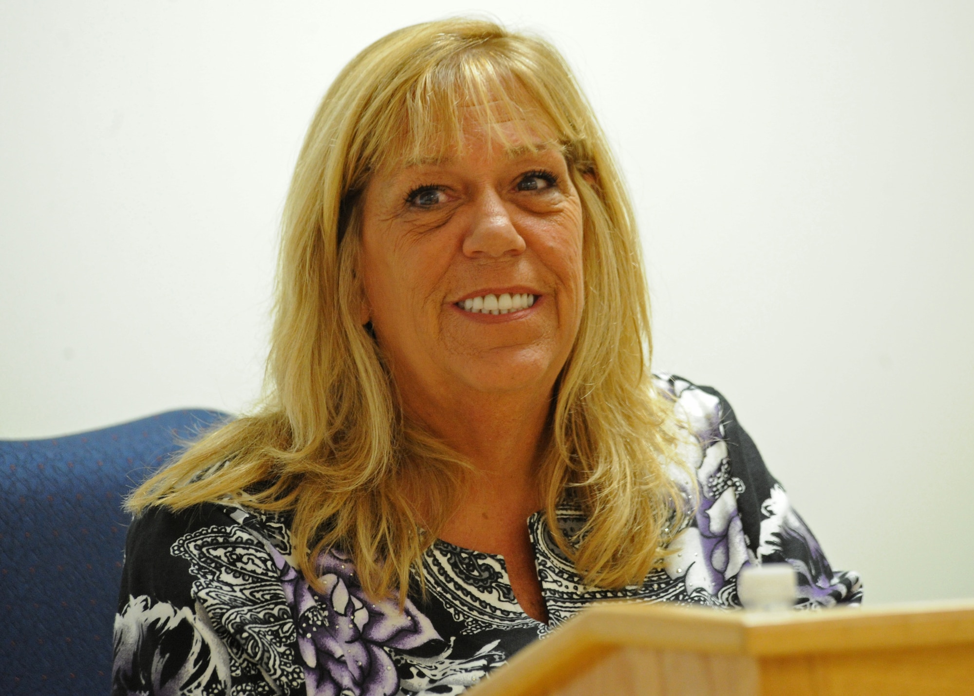 Mrs. Debra Blunt, a 19-year accredited financial counselor and 20-year military spouse, teaches the Million Dollar Sailor/Airman course to servicemembers and their spouses at the Military and Family Support Center atJoint Base Pearl Habor-Hickam, Hawaii, Sept. 18, 2013.  The course teaches servicemembers and their spouses how to build wealth instead of debt, and helps to change an individual’s mindset on personal finances.  (U.S. Air Force photo/Tech. Sgt. Jerome S. Tayborn)