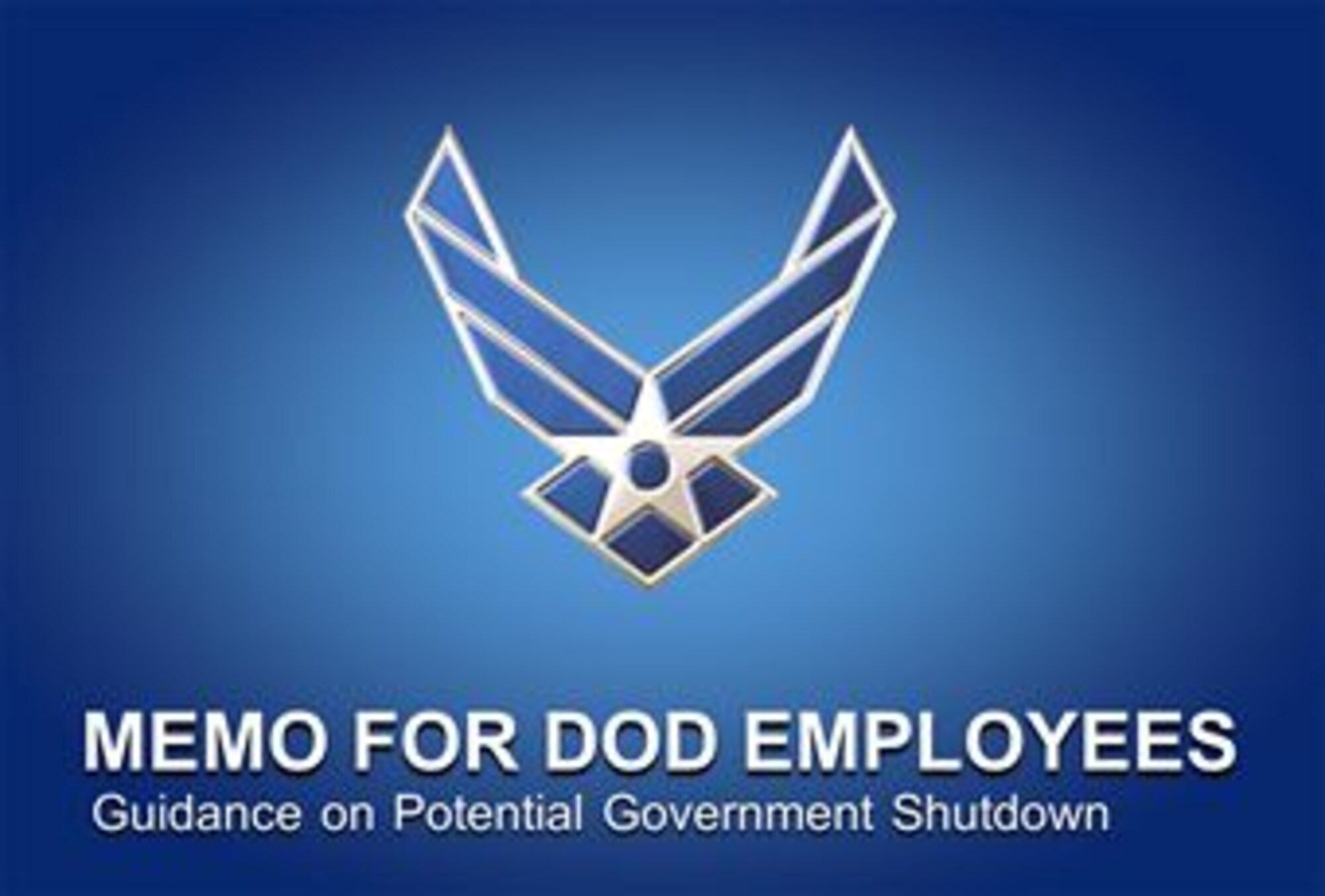 Memo Prepares DoD Employees for Government Shutdown > Dover Air Force
