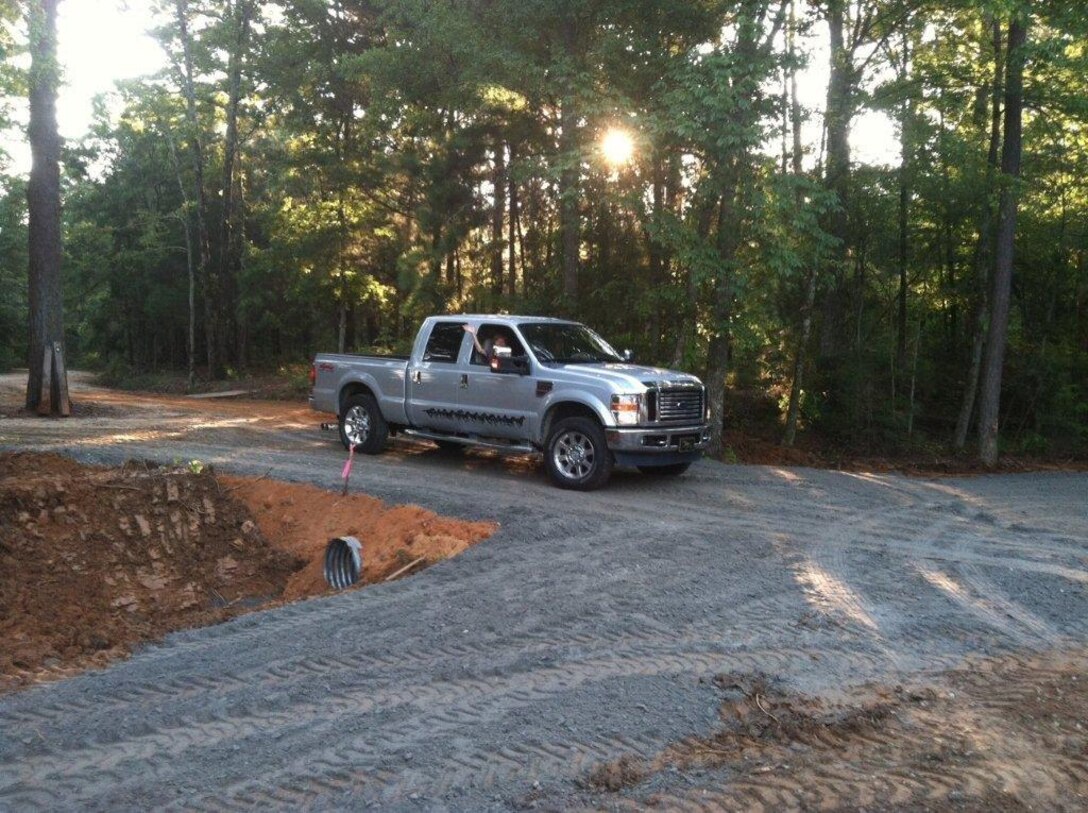 Volunteers surfaced a new exit road for campsites #1-10 at Bussey Point as part of a Handshake Partnership Project with the U.S. Army Corps of Engineers at J. Strom Thurmond Lake. 