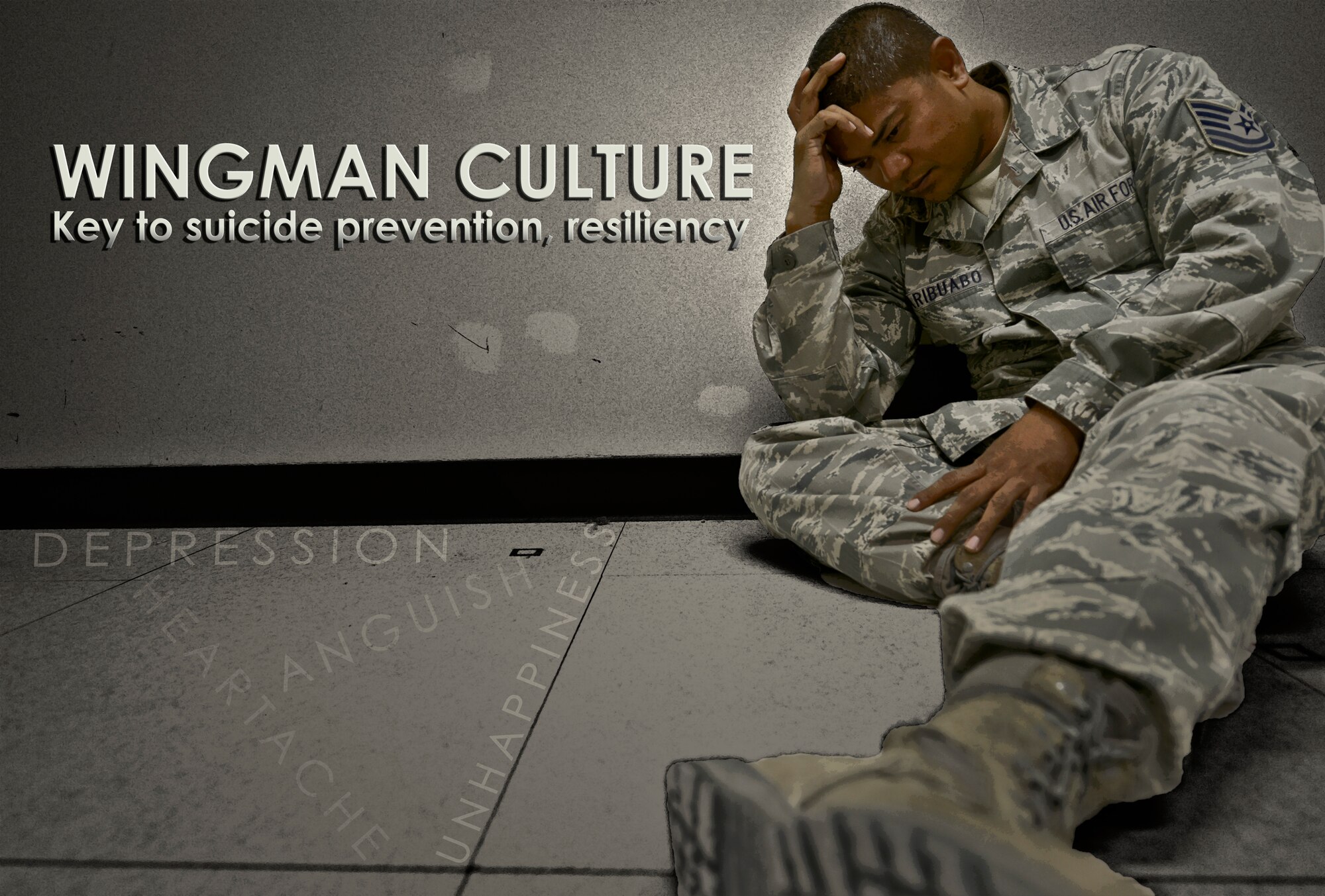 Resiliency is a term describing skill sets for Airmen to bounce back and grow following adversity. The Wingman Culture strengthens Airmen by providing them the tools and support to face the challenges of military life, especially while deployed. (U.S. Air Force photo illustration/Staff Sgt. Benjamin W. Stratton)