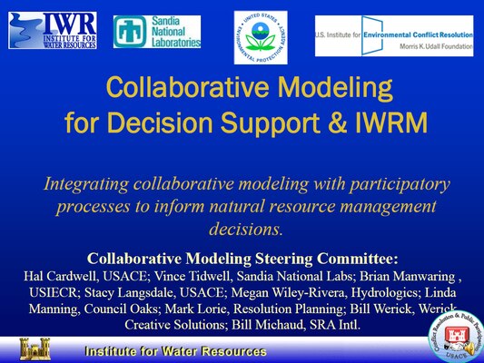 Collaborative Modeling for Decision Support and Integrated Water Resources Management