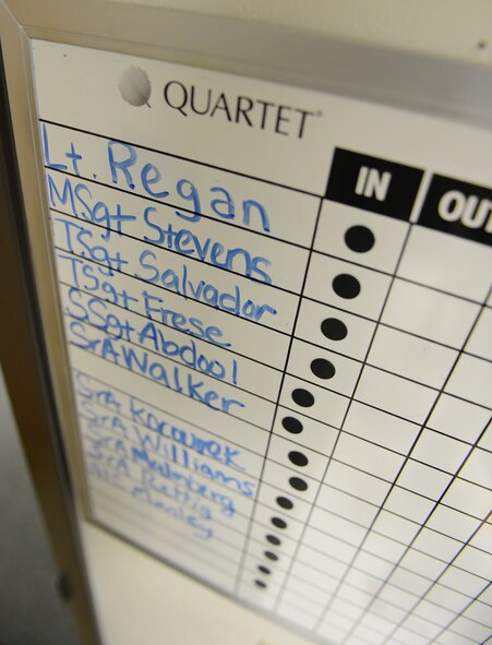 Airmen from the 2nd Comptroller Squadron worked after normal duty hours for the end of fiscal year 2013 soft closeout on Barksdale Air Force Base, La., Sept. 27, 2013. Airmen in the 2nd CPTS worked until midnight to ensure all funds were allocated for the soft closeout. (U.S. Air Force photo/Senior Airman Micaiah Anthony) 
