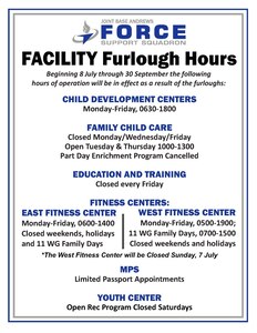 11 FSS Furlough Hours (U.S. Air Force graphic)
