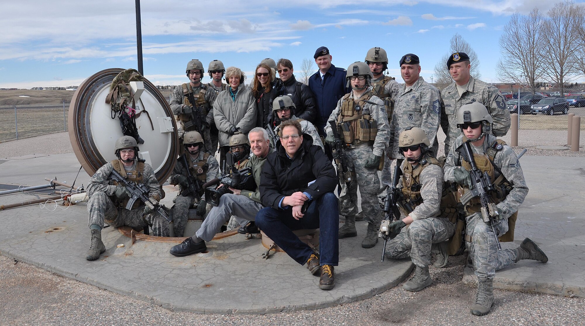 The 90th Missile Wing hosted a 60 Minutes crew March 24 thru 28. (U.S. Air Force photo by 2nd Lt. Christen Ornella)