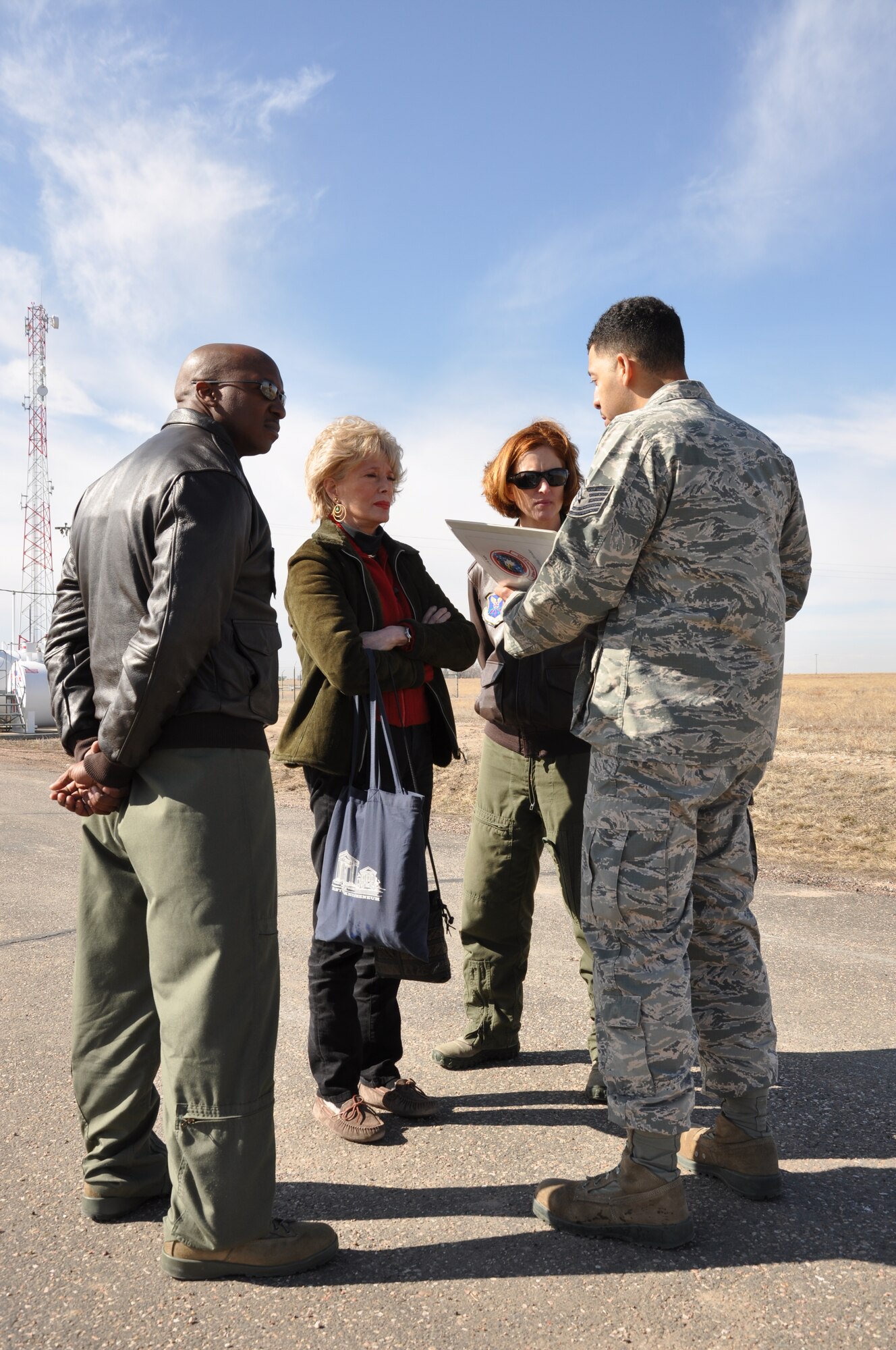 The 90th Missile Wing hosted a 60 Minutes crew March 24 thru 28. (U.S. Air Force photo by 2nd Lt. Christen Ornella)