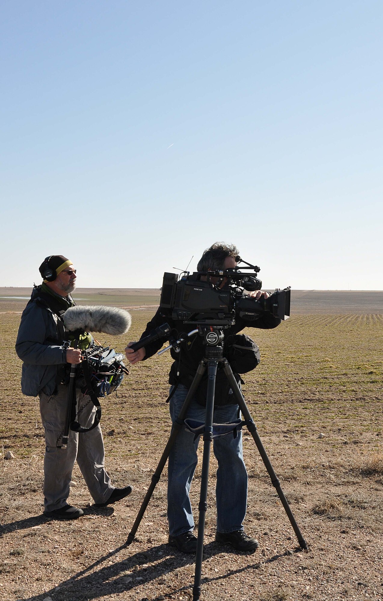 The 90th Missile Wing hosted a 60 Minutes crew March 24 thru 28. (U.S. Air Force photo by 2nd Lt. Christen Ornella)