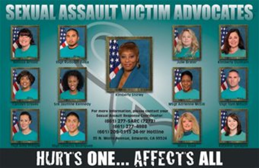 Edwards AFB Sexual Assault Victim Advocates (U.S. Air Force graphic)