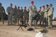 Members of the 185th ARW Security Forces Squadron are briefed by Staff Sgt. Mitchell J. Treiber on the M240 Bravo on a range near Florence, AZ on January 22, 2014. (Officer Air National Guard Photo by 1LT Jeremy McClure/Released)