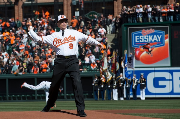 Vice Chairman Tosses First Pitch for Baltimore Orioles > Joint
