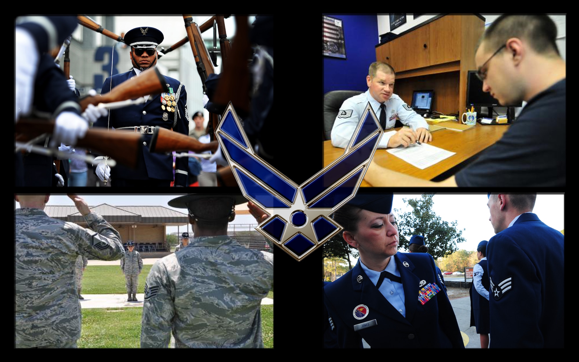 The U.S. Air Force has identified 10 specific developmental special duty assignments as part of an effort to drive Airmen into positions that positively impact the Air Force. Airmen in the rank of staff sergeant, technical sergeant and master sergeant are the focus of the nomination process, which was implemented to ensure the highest quality Airmen are placed in these positions. (U.S. Air Force photo illustration by Senior Airman Kayla Newman/Released)