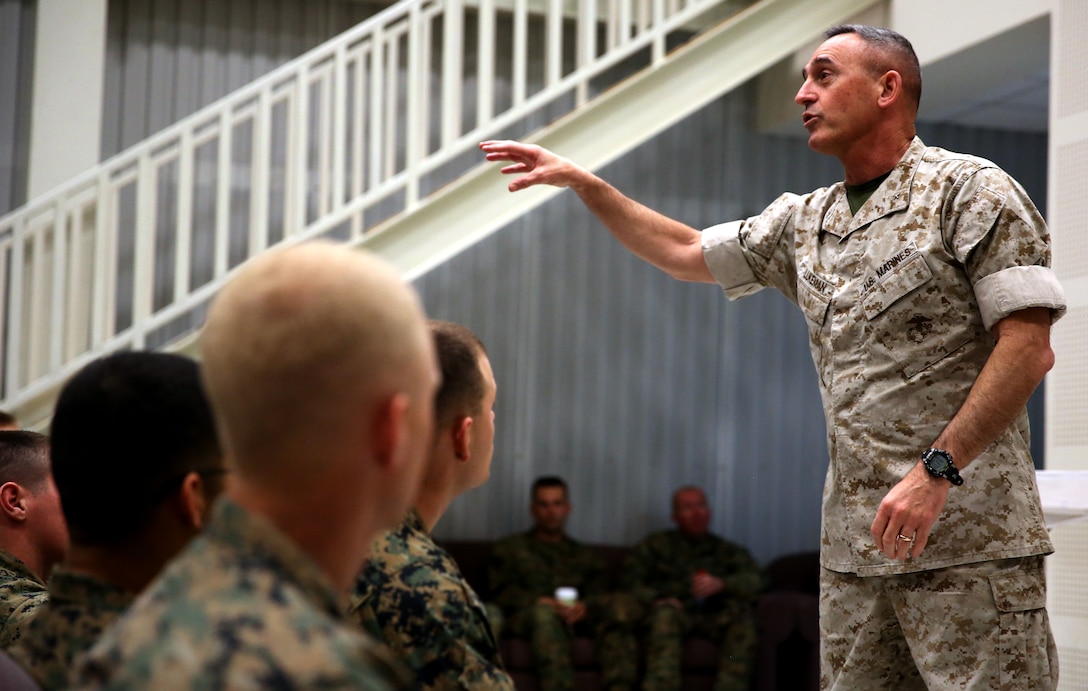 Brig. Gen. Lukeman visits BSRF Marines at MK Air Base