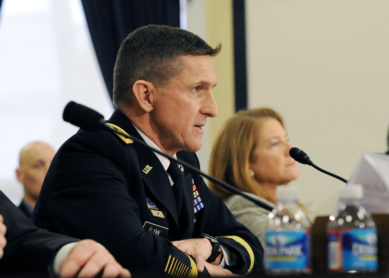 DIA Director Lt. Gen. Michael Flynn testifies before the House Armed Services Sub-Committee on Intelligence, Emerging Threats and Capabilities.