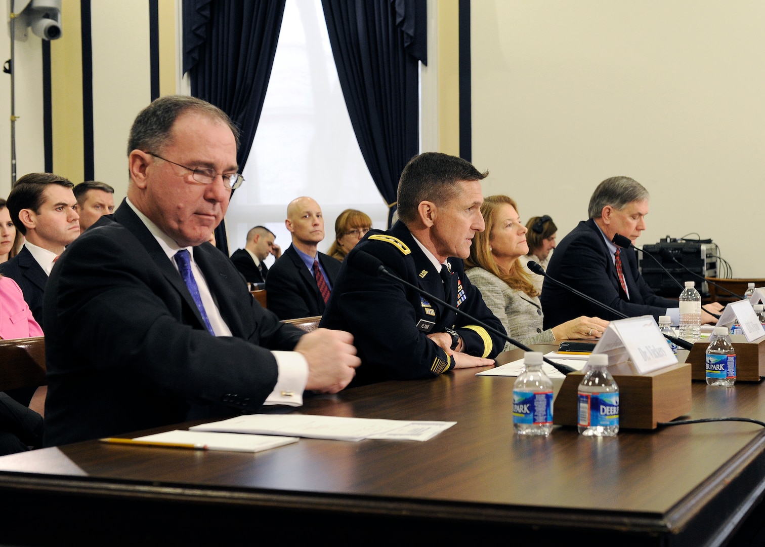 DIA Director Lt. Gen. Michael Flynn spoke before the House Armed Services Committee, Sub-Committee on Intelligence, Emerging Threats and Capabilities. He joined Dr. Michael G. Vickers, Under Secretary of Defense for Intelligence, Ms. Letitia A. Long, Director of the National Geospatial-Intelligence Agency, and Mr. Richard H. Ledgett, Jr., Deputy Director of the National Security Agency. 