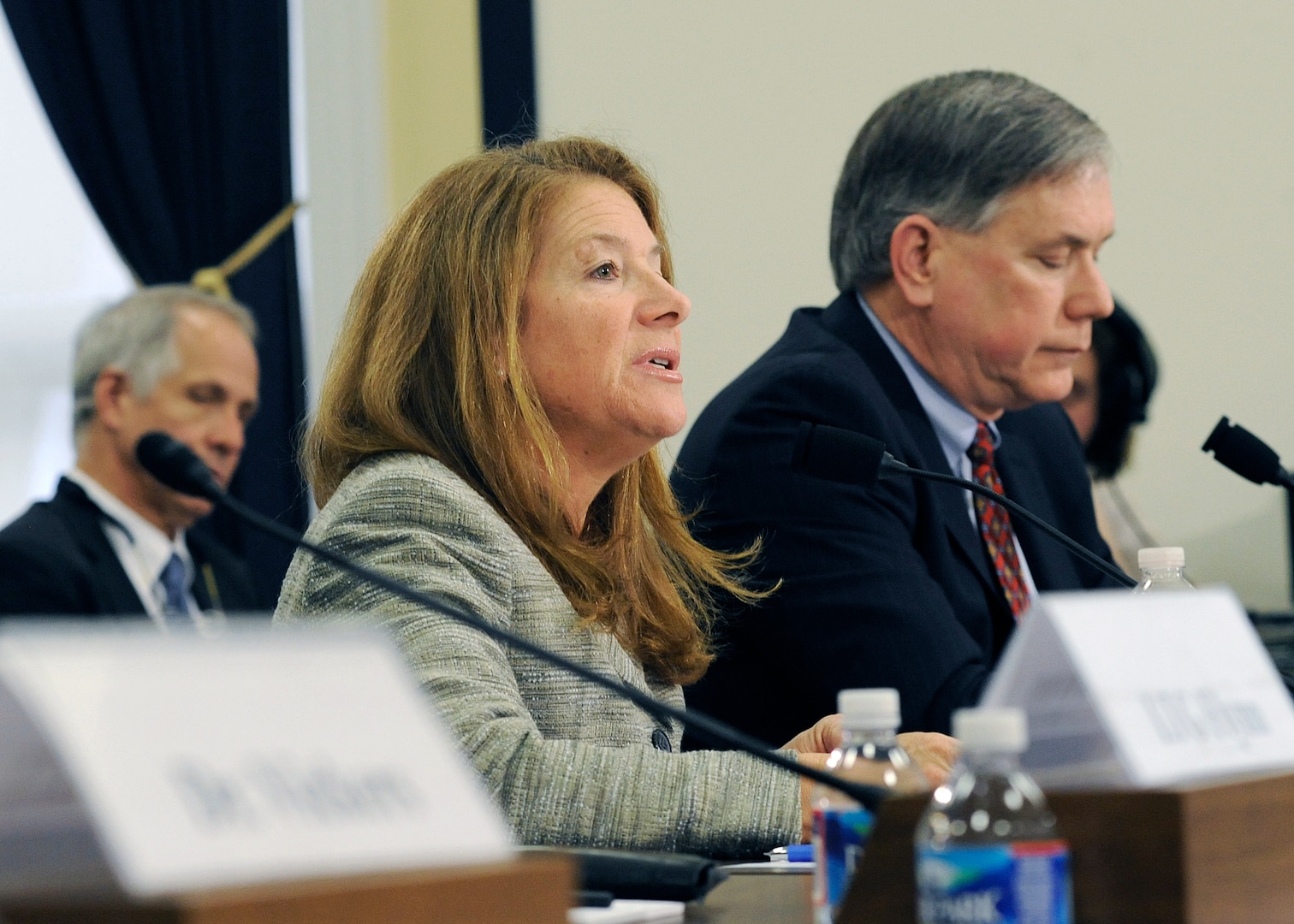 Ms. Letitia Long, Director of the National Geospatial-Intelligence Agency, speaks before the HASC sub-committee on Intelligence, Emerging Threats and Capabilities. 