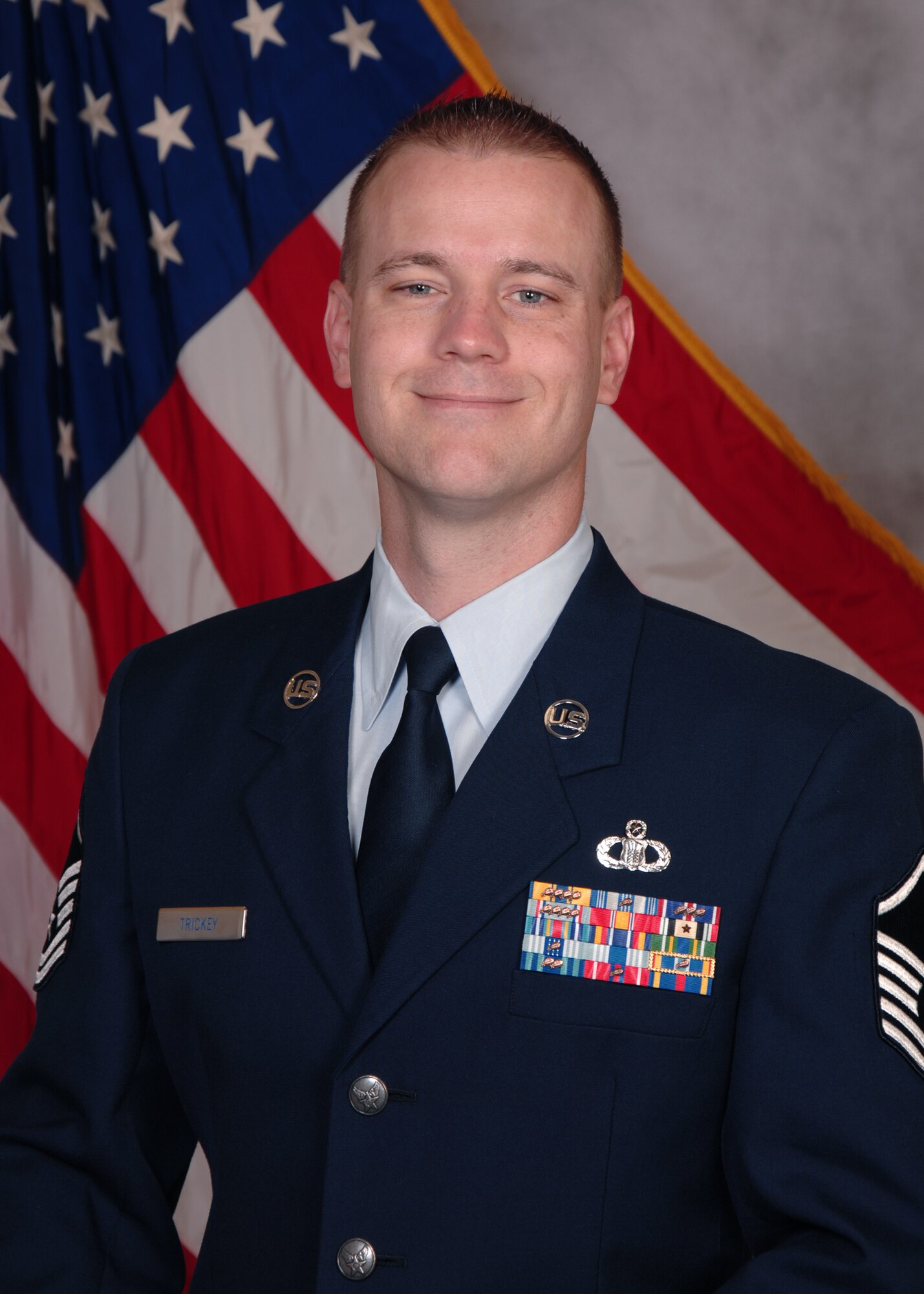 Master Sgt. Jason K. Trickey, the Radar Approach Control chief controller is the AETC Senior NCO of the Year. 

