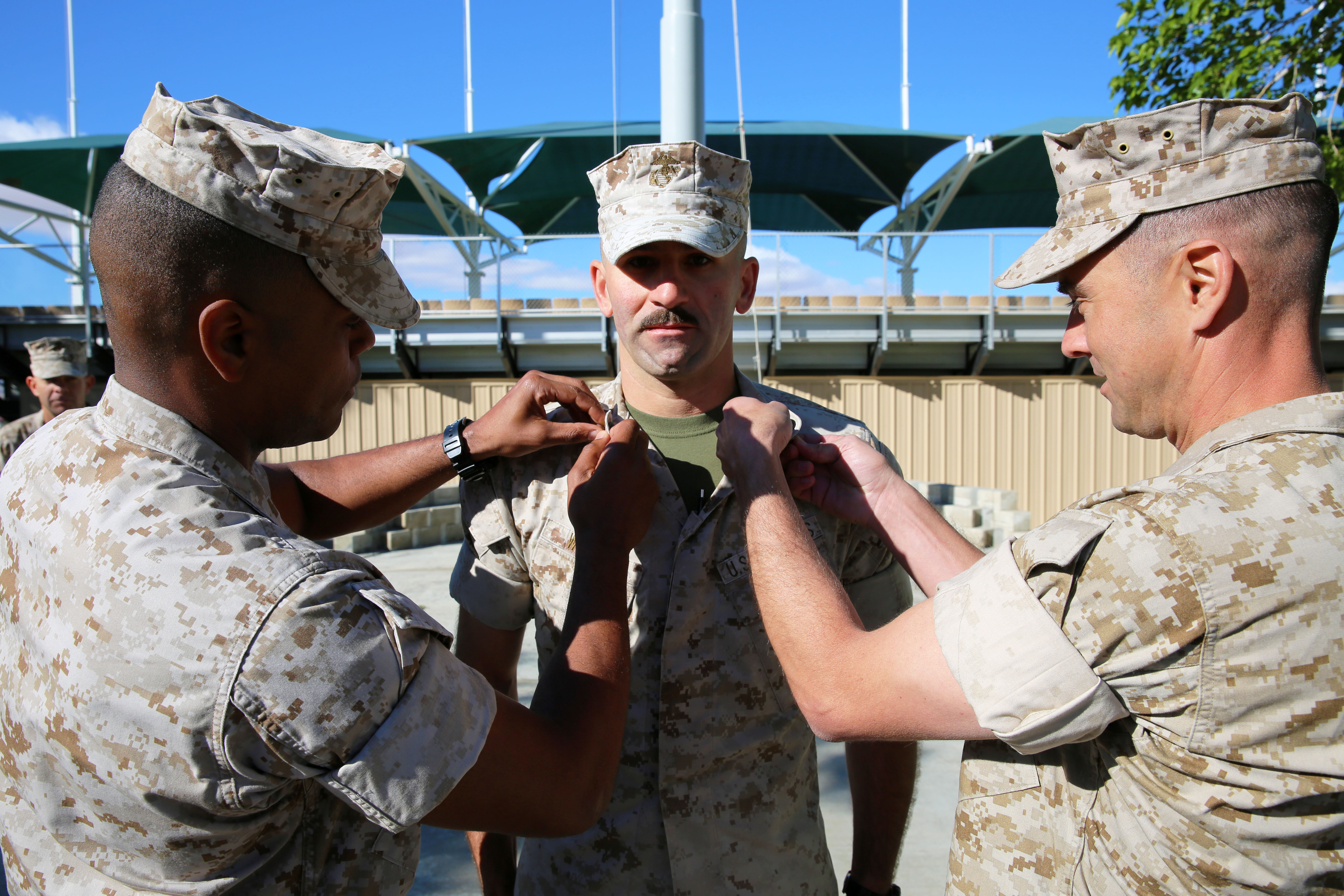 Marine stays true to values, earns meritorious promotion