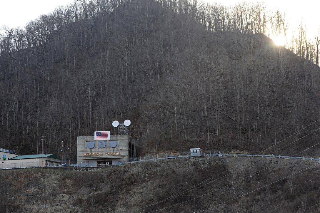 Civil Engineer Airmen attend the 2014 Black Flag training exercise at the Center for National Response’s Memorial Tunnel near Standard in W.Va., from March 24 to April 4. The West Virginia National Guard manages the CNR as an element of the Joint Interagency Training and Education Center.  The approximately half mile long tunnel is ideal for consequence and crisis management emergency response training. (U.S. Air Force Photo/ Airman 1st Class Nesha Humes)