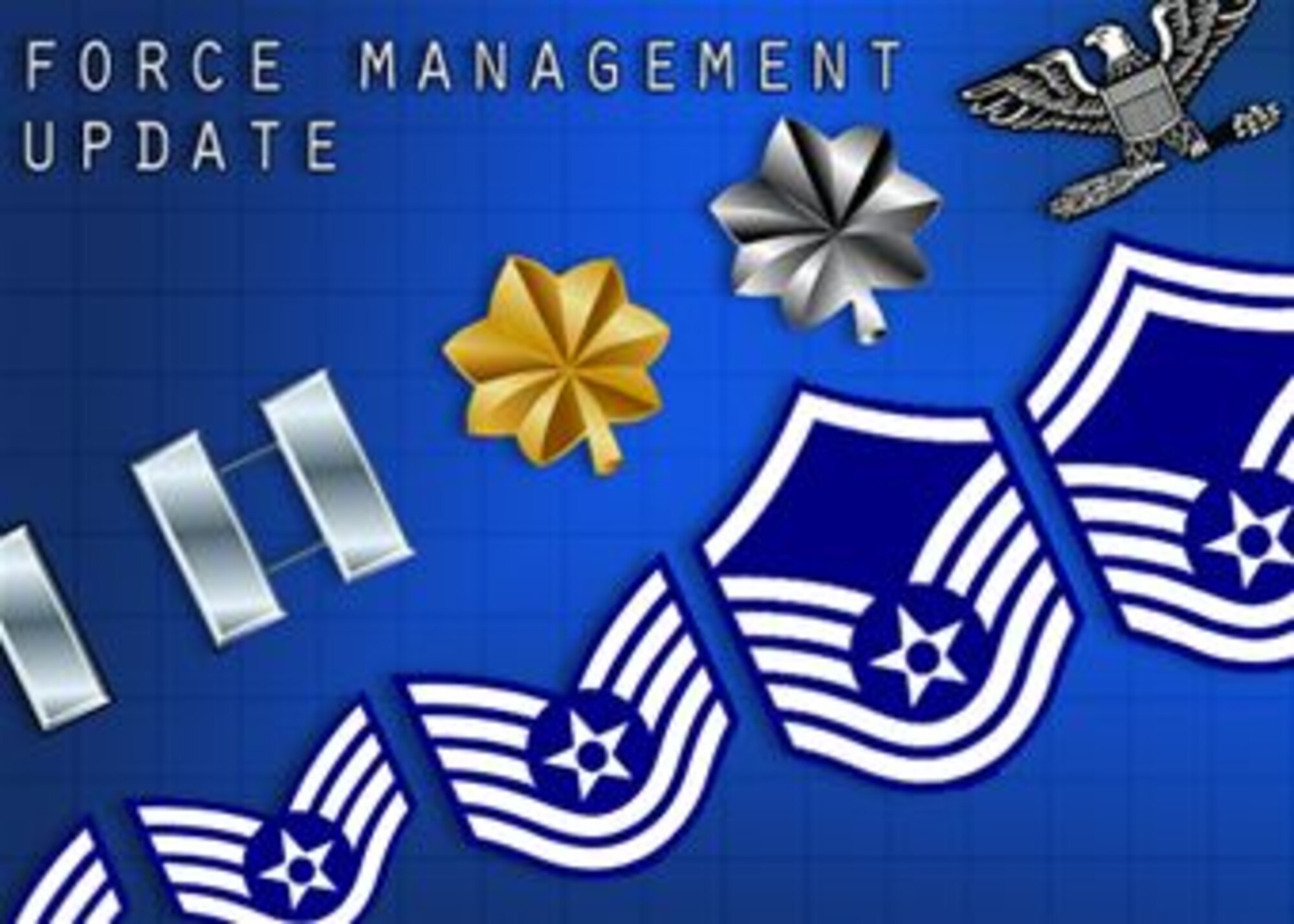 Select Airmen in specific categories who were not formerly eligible for fiscal year 2014 force management voluntary separation are now being offered voluntary separation. These individuals will not be subject to involuntary programs in fiscal 2014. Officers from 33 Air Force specialty codes by year group and enlisted Airmen from seven AFSCs by grade are now eligible to apply for voluntary force management programs, such as voluntary separation pay, limited active-duty service commitment waivers and more, Air Force Personnel Center officials said April 3. In addition, officers in 70 AFSCs by year group and enlisted members in 178 AFSCs by grade are no longer eligible to apply for voluntary programs, and they will not meet an involuntary board in FY14. (U.S. Air Force graphic by Senior Airman Jason J. Brown/Released)

