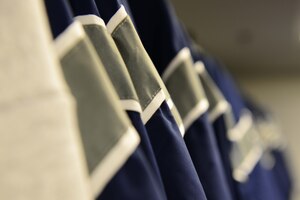 Airmen trying to keep chilly temperatures from affecting their workout may have a difficult time finding the Air Force improved physical training uniform, or IPTU, pants and jackets this spring and summer. There will be a transition period as the legacy stock is depleted and the new stock is ordered. The shorts have already transitioned and the T-shirt is not affected. (U.S. Air Force photo by Airman 1st Class Kimberly Nagle/Released)