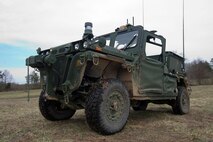 The Autonomous Internally Transportable Vehicle, also known as AITV. The vehicle can be operated in a variety of autonomous and semi-autonomous modes.