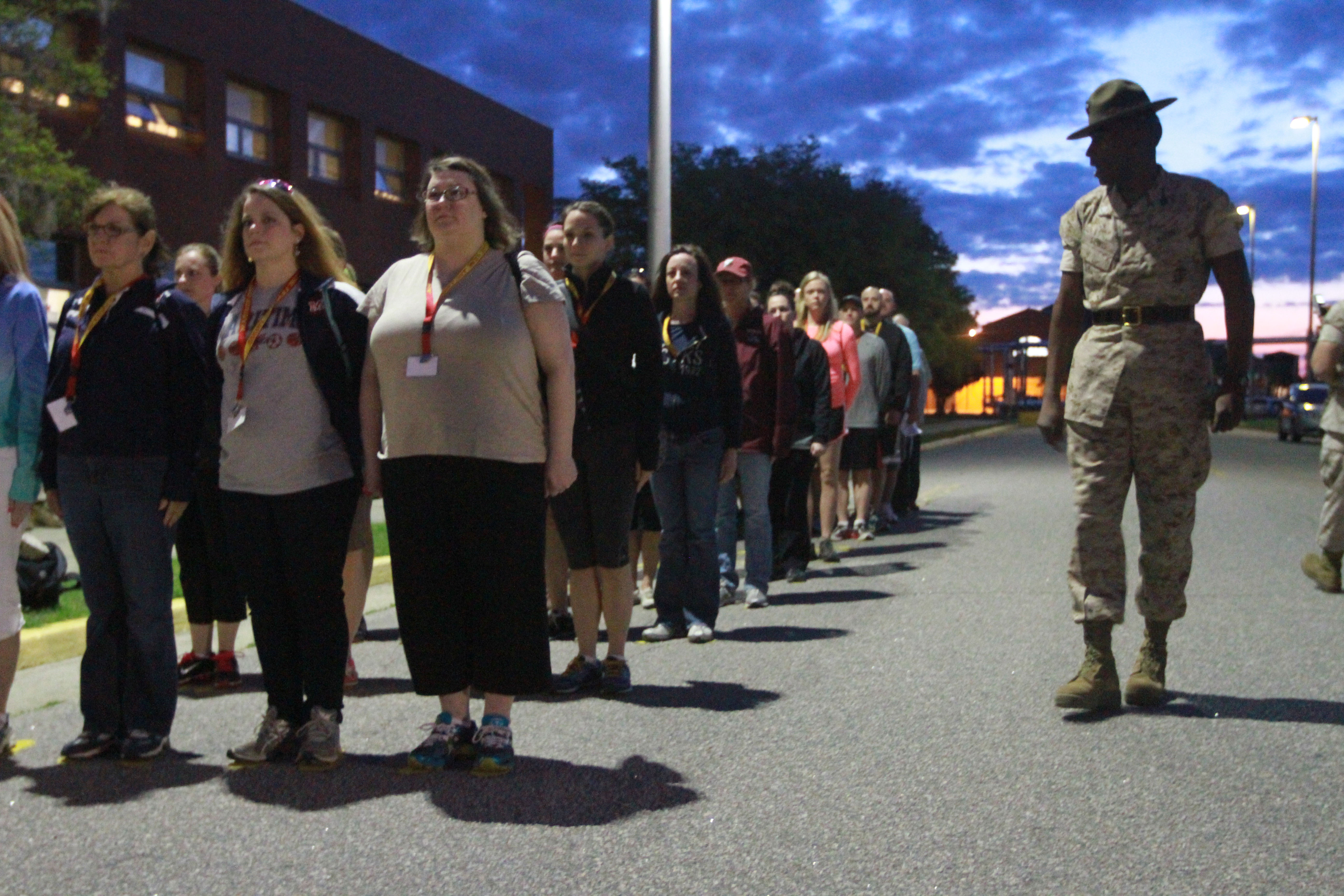 Yellow footprints usmc sales parris island